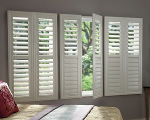 Open Center Double Panel Shutters