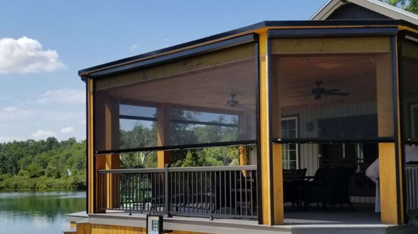 Patio screens Buckhead, Georgia retractable, motorized