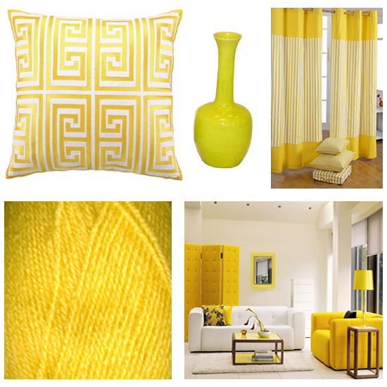 Acid Yellow Draperies and Textures