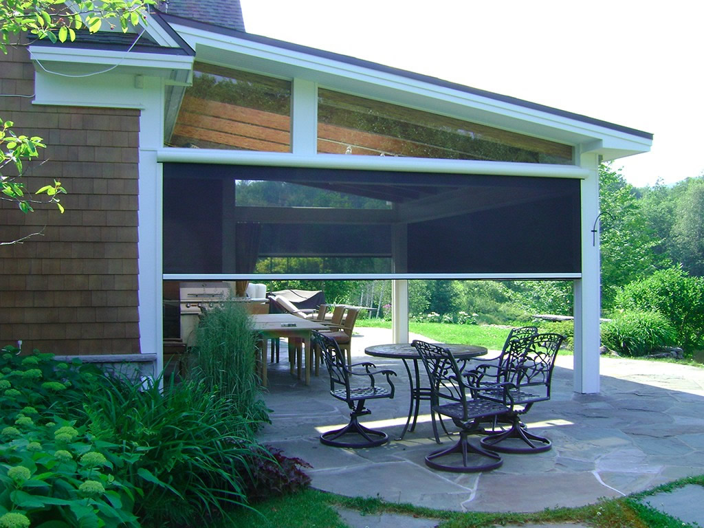 Motorized Patio Shades Peachtree, How Much Do Motorized Patio Screens Cost
