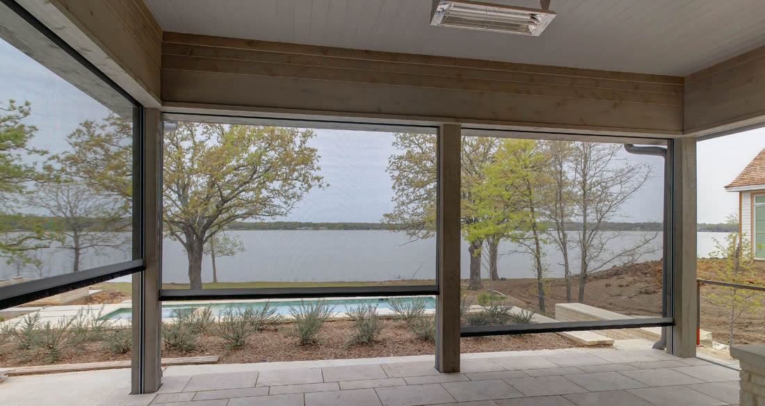 Motorized porch screens, Atlanta, Georgia