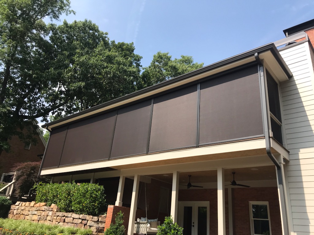 Marietta Georgia outdoor motorized screens