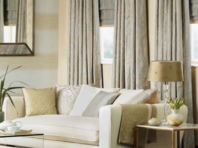 An Atlanta professional curtain maker will ensure a crisp and neat tailored design.